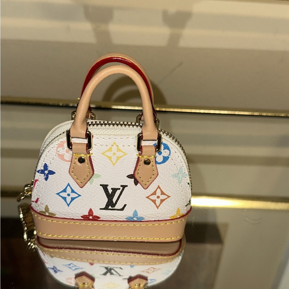 LV  Multicolor Mini Bag Charm Key Chain